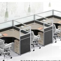 办公屏风 隔断电脑桌 员工组合多人位 4人6人位 办公桌45