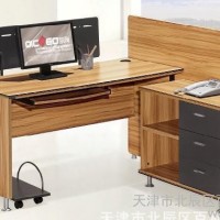 2014简约风格 板式办公桌 **环保浮雕木纹板饰面 经理桌