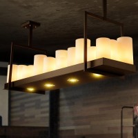 美式复古工业吊灯咖啡厅客厅餐厅吧台北欧蜡烛台吊灯创意个性