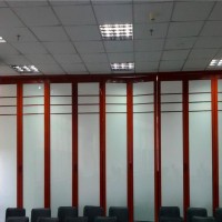 上海直销办公隔断、钢化玻璃隔墙、办公室屏风、85款内置百叶  办公隔断厂家